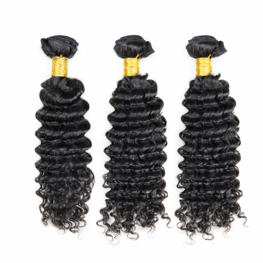 Luxury curly 
Deep Wave – 3 Bundle Set
